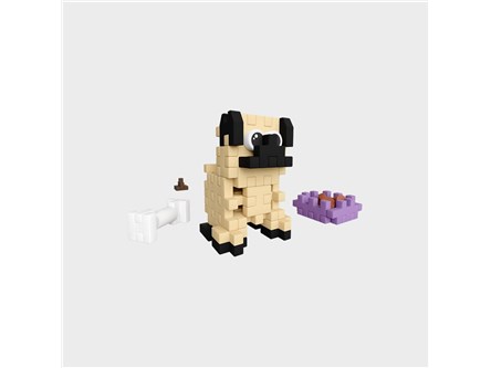 *KLOCKI WAFLE MINI POCKET PETS PUPPIES MOPS