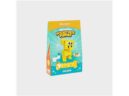 *KLOCKI WAFLE MINI POCKET PETS PUPPIES GOLDEN RET.