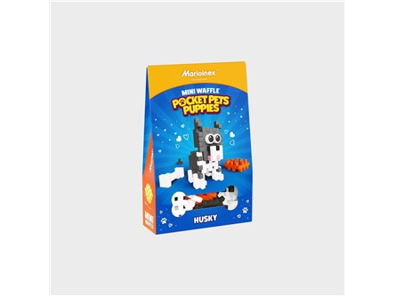 *KLOCKI WAFLE MINI POCKET PETS PUPPIES HUSKY