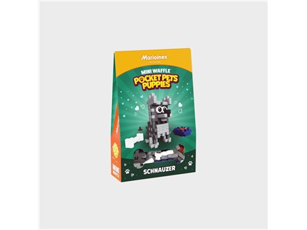 KLOCKI WAFLE MINI POCKET PETS PUPPIES SZNAUCER