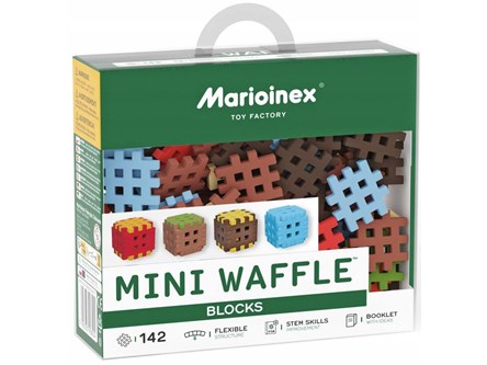 *KLOCKI WAFLE mini blocks 142 el.