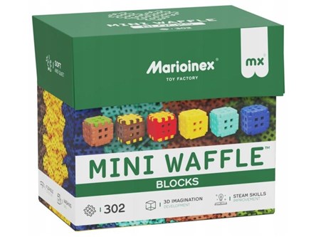 *KLOCKI WAFLE mini blocks 302 el.