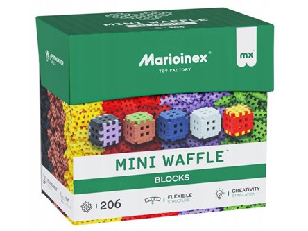 KLOCKI WAFLE mini blocks 206 el.