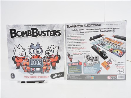 GRA BOMB BUSTERS, planszowa