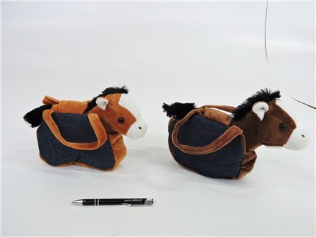 AST. PLUSZ KONIK w torebce jeansowej, 20x20x9,5 cm