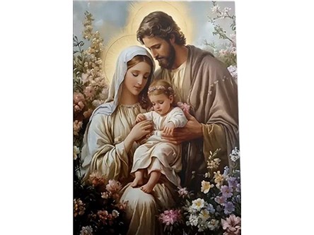 MOZAIKA d. DIAMENTOWA, 40x30 cm, Święta rodzina