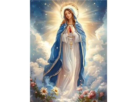 MOZAIKA d. DIAMENTOWA, 40x30 cm, Św. Maria