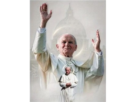 MOZAIKA d. DIAMENTOWA, 40x30 cm, Papież