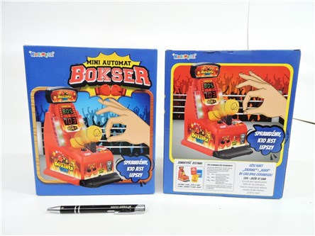 GRA BOXER, mierzenie siły + karty,       kart.