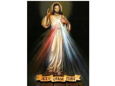 MOZAIKA d. DIAMENTOWA, 40x30 cm, Jezu Ufam Tobie