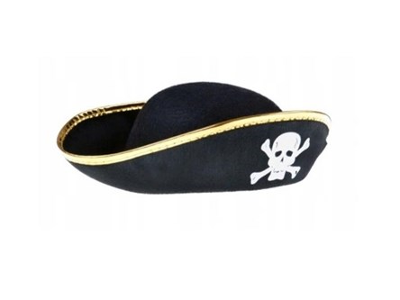 CZAPKA PIRATA DUŻA USZTYWNIANA