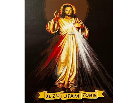 *MALOWANIE po nr. 40x50 cm, Św. Jezus