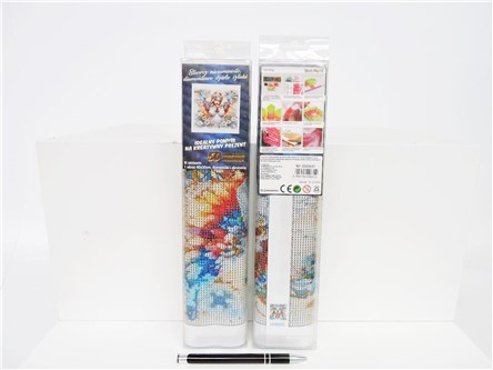 MOZAIKA d. DIAMENTOWA 5D 40x30 cm ANIOŁ DZIEW.