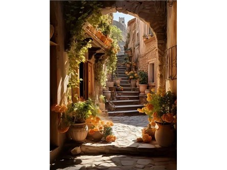 MOZAIKA d. DIAMENTOWA, 40x30 cm, Schody