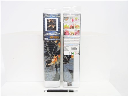 MOZAIKA d. DIAMENTOWA, 40x30 cm, Lilie czarne