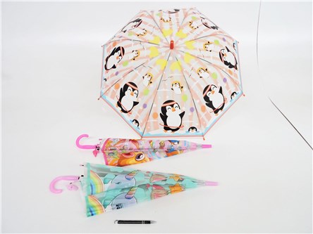 AST. PARASOL dziec., zwierz., 50 cm, 3 wz.