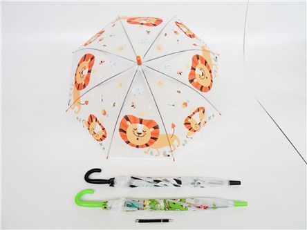 AST. PARASOL dziecięcy, zwierzątka, 50 cm, 3 kol.