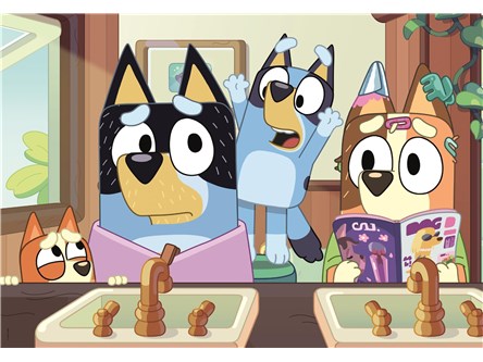 PUZZLE 30 EL SUPER KOLOR Bluey