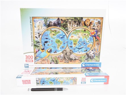 CLEM. PUZZLE 300 EL. SUPER NOLI, Świat zwierząt