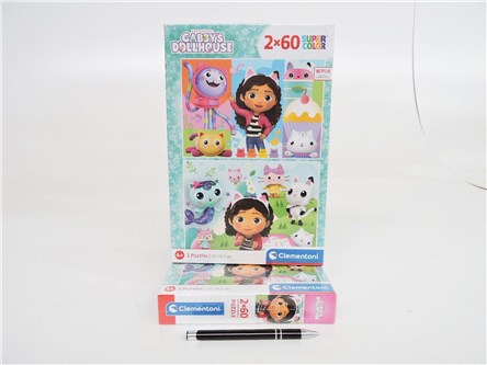 CLEM. PUZZLE 2x60 el., Koci Domek Gabi   /6
