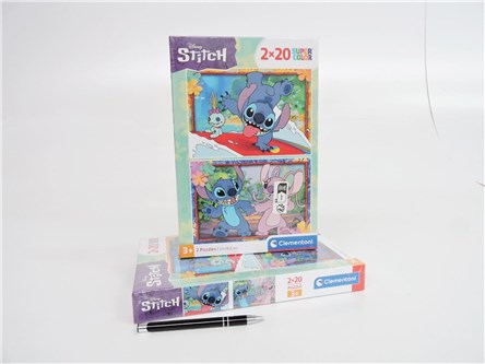 *CLEM. PUZZLE 2 x 20 el. Disney STITCH    6/