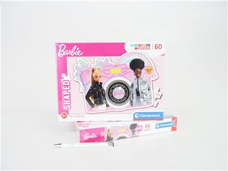 *CLEM. PUZZLE 60 el. BARBIE, shaped     6/