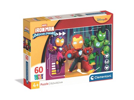 CLEM. PUZZLE 60 EL. MARVEL IRON MAN