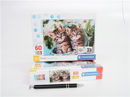 *CLEM. PUZZLE 60 el. NOLI LOVELY KITTY TWINS   6/