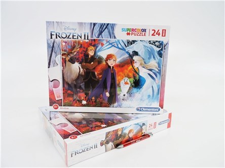 *CLEM. PUZZLE 24 el. maxi, Frozen 2             6/