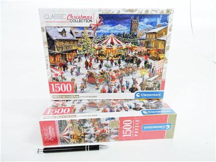 *CLEM. PUZZLE 1500 el. COMPACT CHRISTMAS