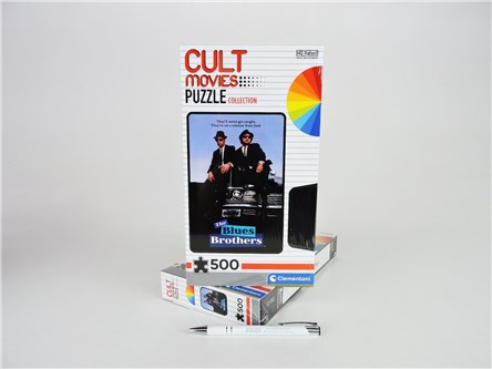 *CLEM. PUZZLE 500 el. CULT MOVIES BLUES        6/