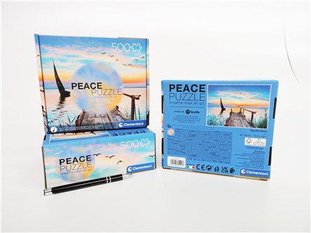 *CLEM. PUZZLE 500 el.Peace Collection PEACEFUL WIN