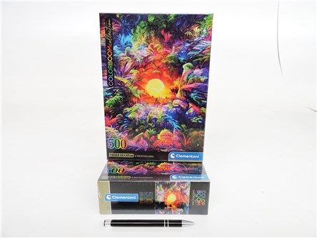 CLEM. PUZZLE 500 EL COMPACT Psychedelic Jungle