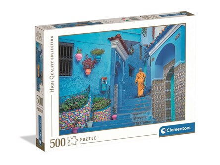 CLEM. PUZZLE 500 EL HQ Blue Street of Chefchaouen