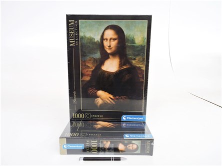 CLEM. PUZZLE 1000 EL MUSEUM  Leonardo - Mona Lisa