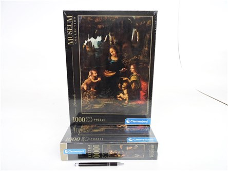 CLEM. PUZZLE 1000 EL MUSEUM Leonardo The Virgin