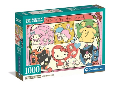 CLEM. PUZZLE 1000 EL COMPACT Hello Kitty