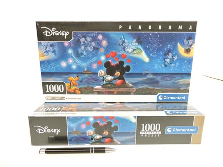 CLEM. PUZZLE PANORAMA 1000 el COMPACT Mickey&Minni