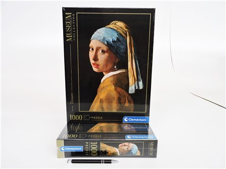 CLEM. PUZZLE 1000 EL. MUZEUM Vermeer - Girl with