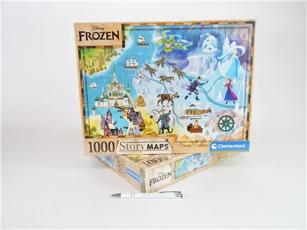 *CLEM. PUZZLE 1000 el. Frozen , story maps