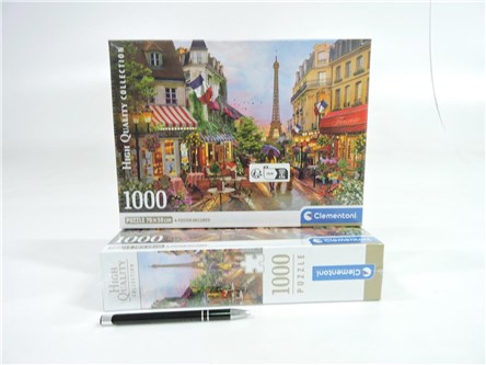 *CLEM. PUZZLE 1000 el. Flowers in Paris, compact