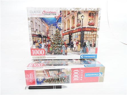 *CLEM. PUZZLE 1000 el. świąteczny spacer