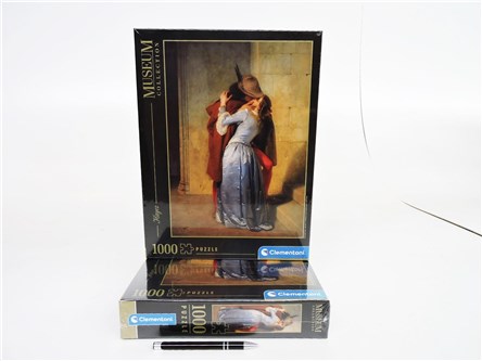 CLEM. PUZZLE 1000 EL MUSEUM Hayes, The Kiss