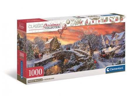 *CLEM. PUZZLE 1000 el. panorama christmas