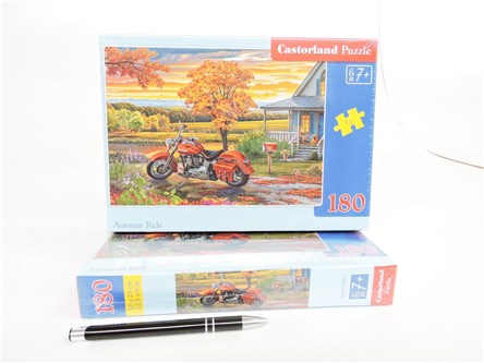 CAS. PUZZLE 180 el. Jesienna przejażdżka - motor