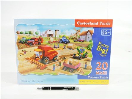 CAS. PUZZLE 20 el. MAXI PRACA NA FARMIE