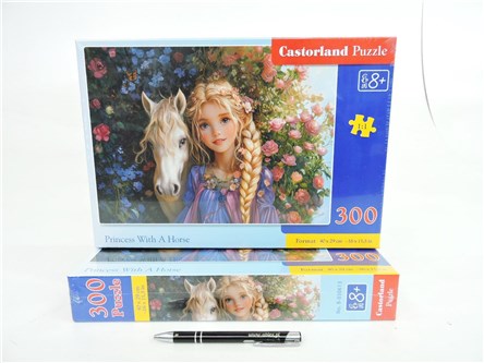 *CAS. PUZZLE 300 el. Księżniczka z koniem