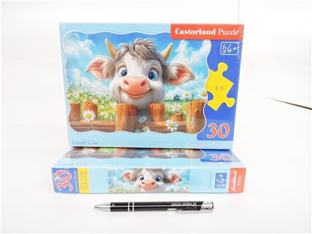 CAS. PUZZLE 30 el. Śliczna krówka