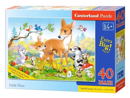 *CAS. PUZZLE 40 el. MAXI Mały jeleń