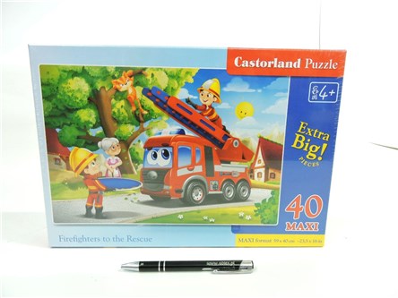 *CAS. PUZZLE 40 el. MAXI Straż na pomoc kotu